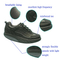 Most Popular Wholesale Grey Bounce Fitness Shoes with Breathable Mesh Lining and Wear-resistant MD Outsole from China