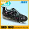 Best Stylish Shining black slip-on Casual leather Shoes with Embroided Heart China supplier