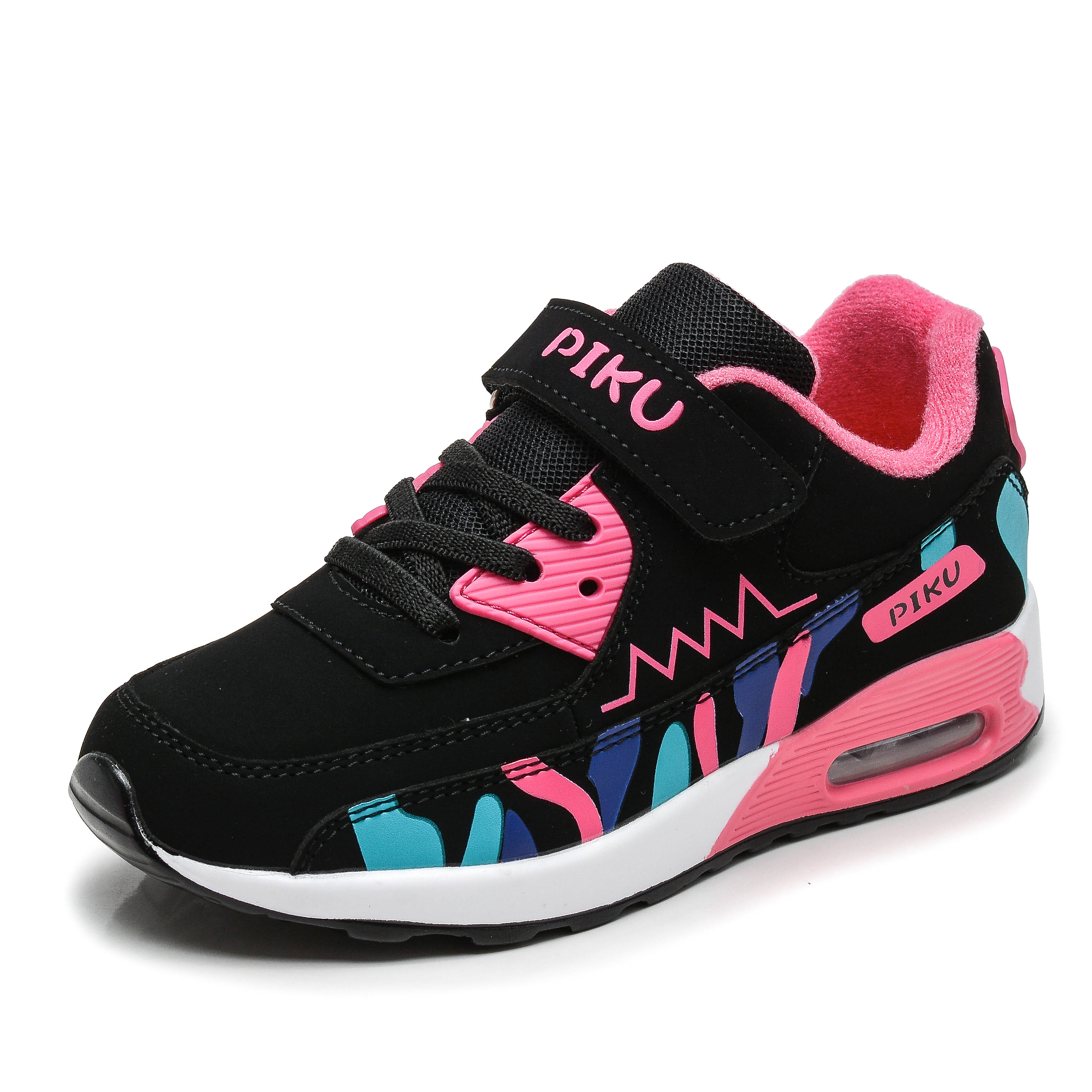 2018New children's casual sports running shoes brand Fashion classic children's air cushion shoes Girls comfortable breathable sneakers