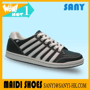 High quality casual shoes fashion brand china factory Style Black PU Casual Shoes with Breathable Lining for Men