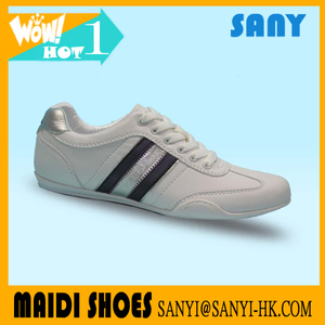 2018 Fujian Top white Quality Stylish Woman Casual Shoes of Durable Rubber Outsole with OEM&amp;ODM Service Avalible