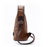 Men's Crossbody Bags Men's USB Chest Bag Designer Messenger Bags Leather Shoulder Bags Diagonal Package 2019 New Back Pack Travel