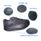 Newest Designed Unisex Comfortable Black Fitness Step Shoes with Highly Flexible Outsole