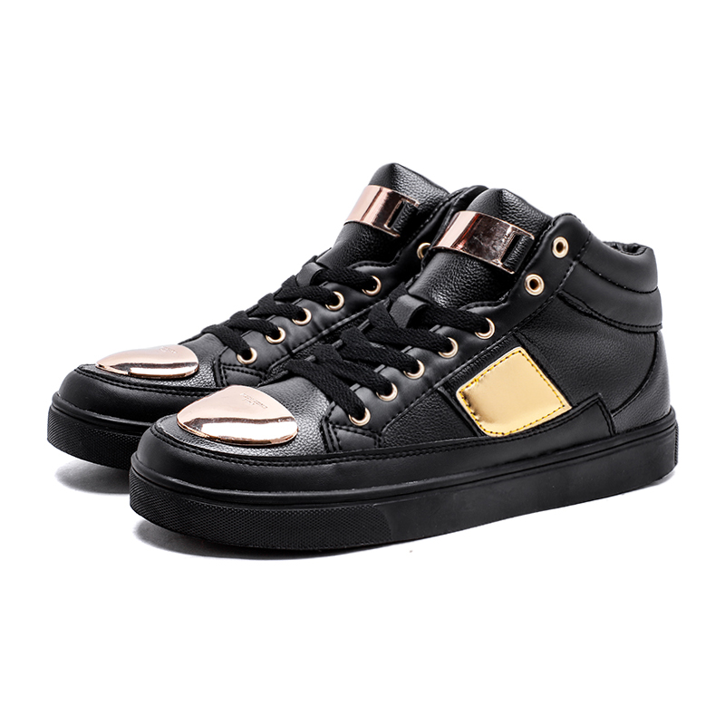 fashion casual Men 's high - top shoes new autumn trend of sport shoes men' s walking shoes high tide online show 