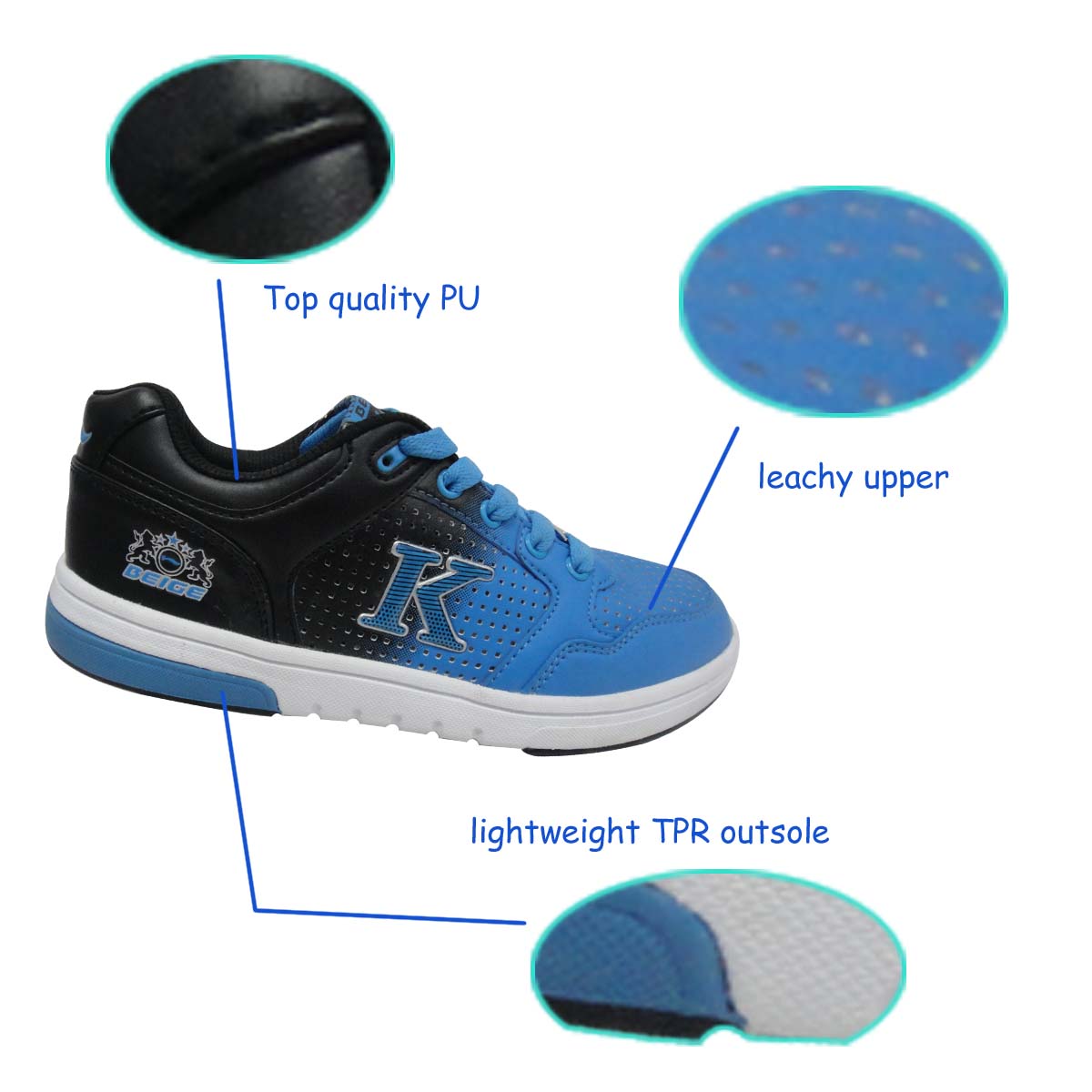 Season skate shoes from China for running with OEM &amp;ODM service to exported