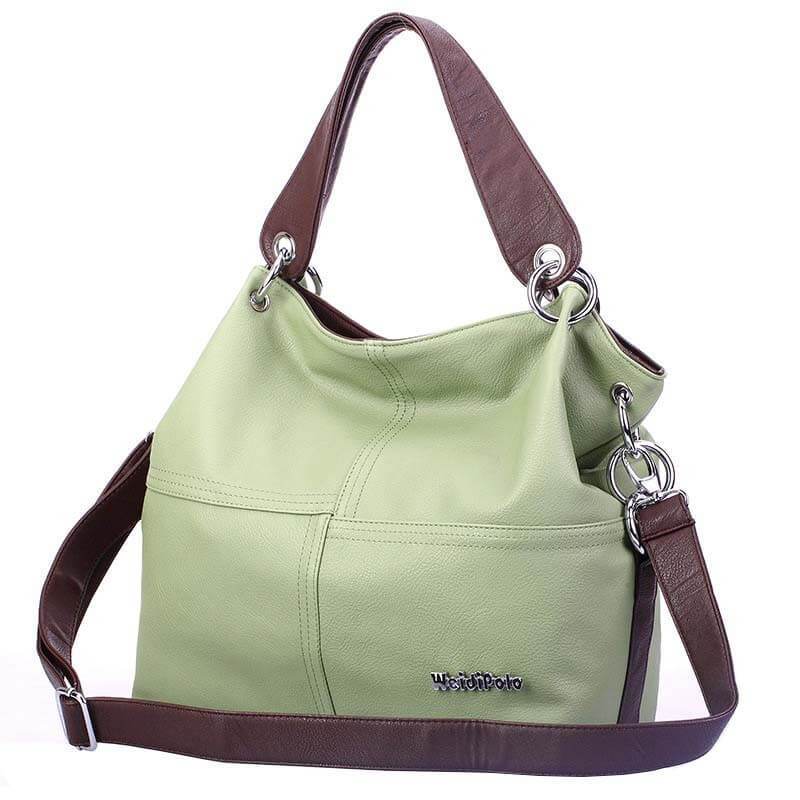 Women Versatile Handbag Soft Offer PU Leather Bags Zipper Messenger Bag/ Splice Grafting Vintage Shoulder Crossbody Bags