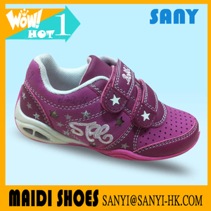 Hottest Stylish Buckle Strap with TPR Sole And EVA Sole And Cotton Fabric Lining Kid Casual Shoe for Girls