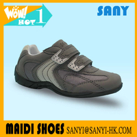 Stylish Breathable Wear-resistant Sport Kid Suede Mesh Shoe for Boy