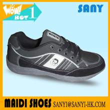 Wholesale Cheap Mens' Black Wild Casual Shoes with Durable Outsole with Big Discount