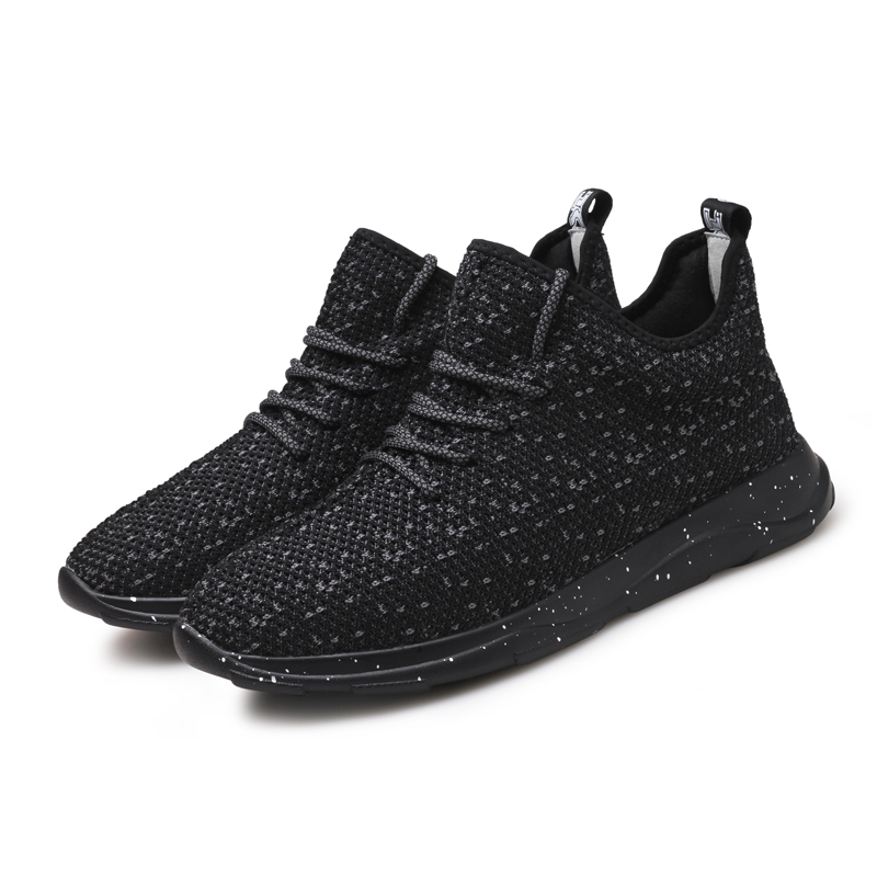 Men's fly knit running shoes casual sneakers same kind as Adidas Nike casual jogging shoes 2018 news
