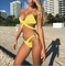 2018 the new Swimwear Women Sexy Bathing Suit Triangle Brazilian Bikini High Waist Bikini Thong Bikini