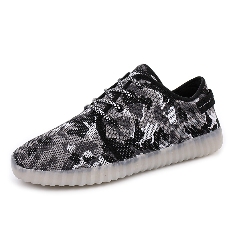 Women's LED Shoes USB Charging Light Up Shoes Flashing Sneakers Sport Lace Up Trainers Casual Sneaker Shoes Gift