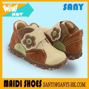 New fashion style hot selling high quality lovely baby prewalker shoes crochet fancy girl dress shoes for kids