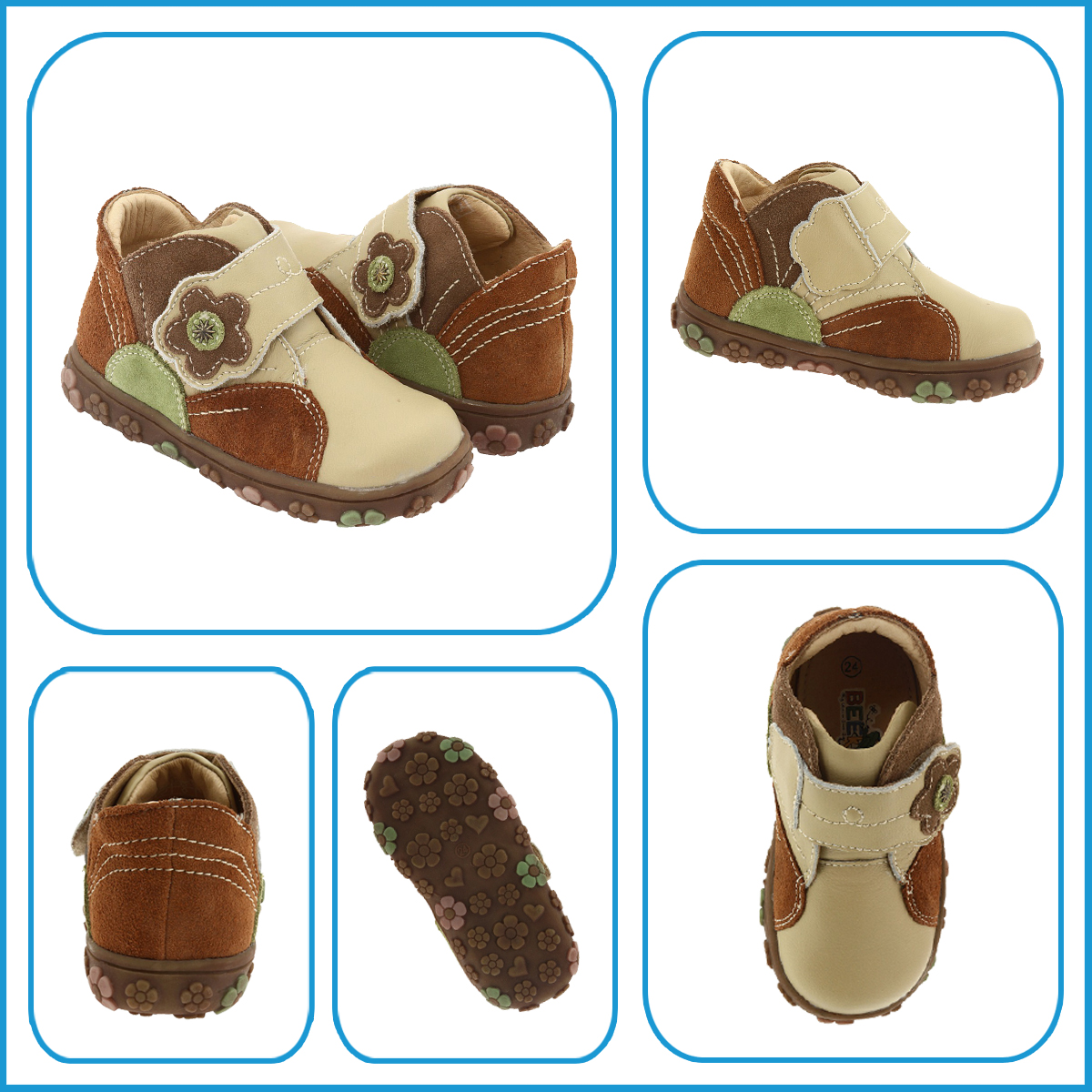New fashion style hot selling high quality lovely baby prewalker shoes crochet fancy girl dress shoes for kids