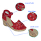New Product--Red High Heel Ladies' Sandals with Durable Outsole
