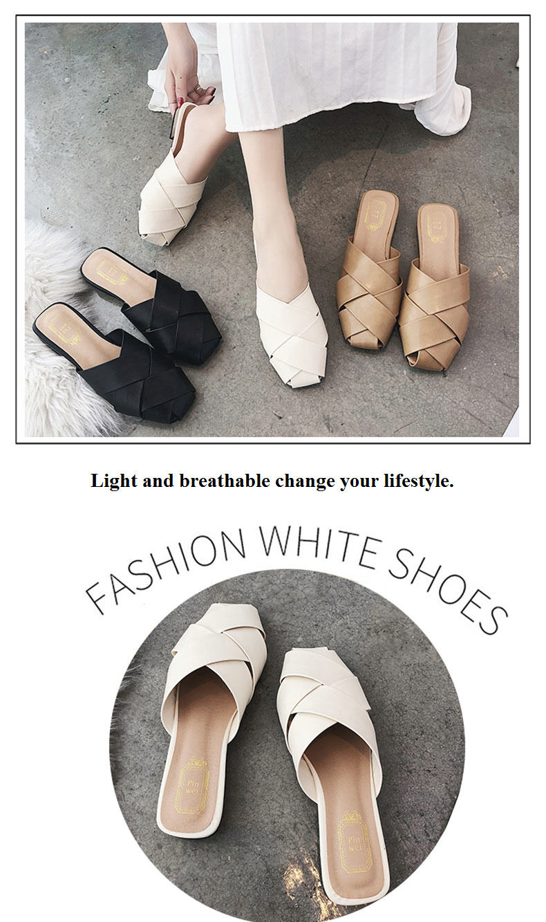 closed toe summer flats