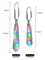 Light Up Neckties LED Funny Sequin Neck Ties Novelty Blinking Party Toy
