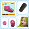 Wholesale Lovely Cartoon Embroidery Handmade Pink Infant Sport Casual Shoe With Flower Hasp In China