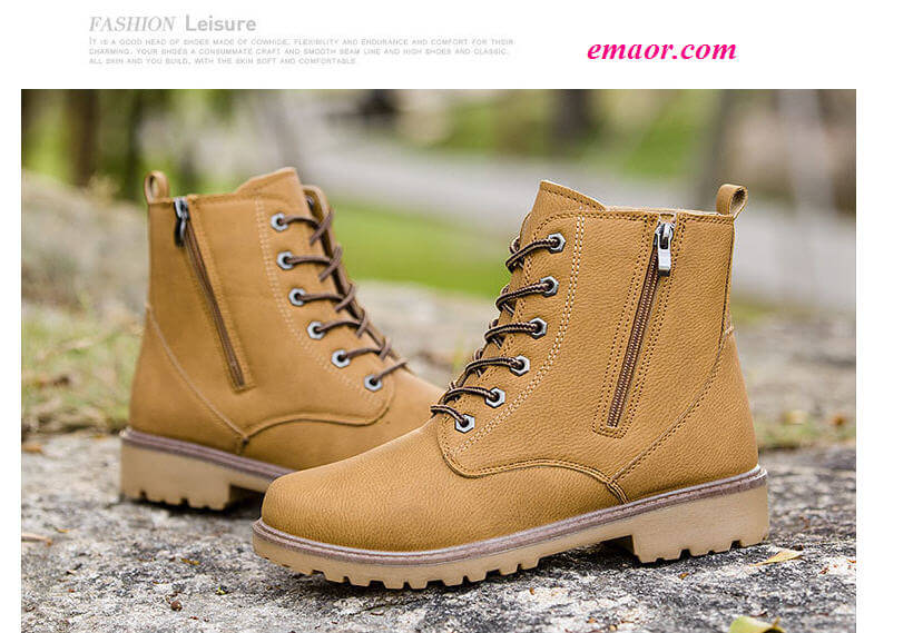 New British Martin Boots Men's Belt PU Leather Shoes High To Help Casual Snow Boots