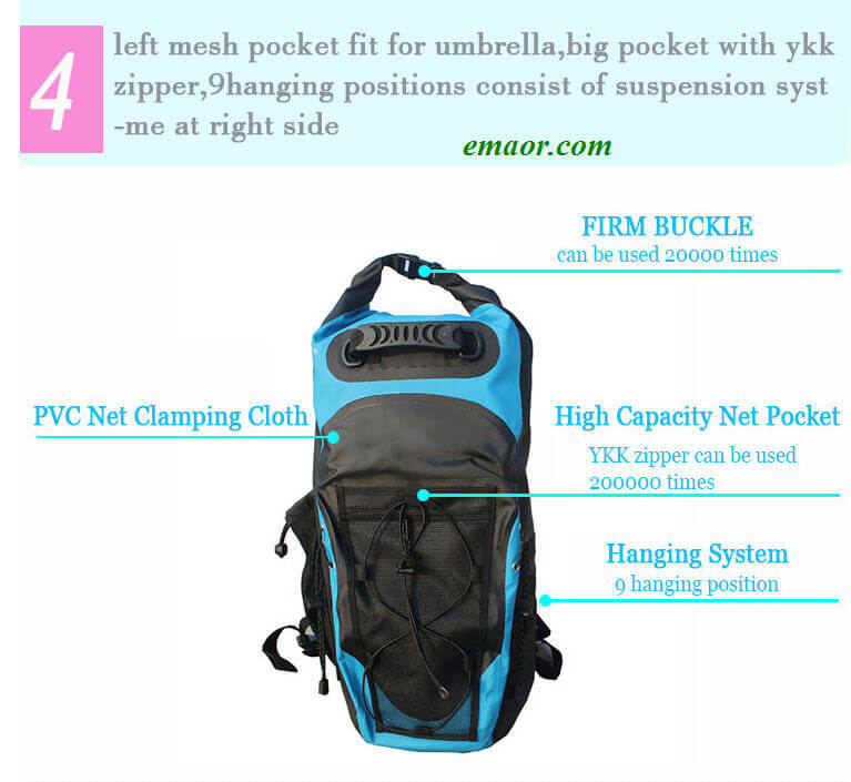 Waterproof Bag Backpack PVC(platon) Cheap Climbing Bags Camping Outdoor Bags