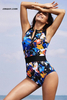 Swimsuit Cover Up Ocean Wonder Zip Front Maillot One Piece Swimsuit Hot Swimdres Swimoutlet Coupon