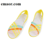 Women Jelly Shoes Rianbow Summer Sandals Female Flat Garden Shoes Casual Ladies Slip On Woman Candy Color Peep Toe Beach Shoes