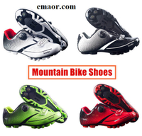 Men's Cycling Shoes Road Bike Shoes Breathable Mountain Bike Bicycle MTB Shoes Reflective Cycle Sneaker Triathlon Racing Shoes