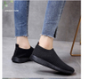 Shoes for People with Flat Feet Rimocy Breathable Air Mesh Flat Heels Sneakers Women's Casual Slip on Stretch Knitted Sock Platform Shoes Woman's Flats Shoes for People with Flat Feet