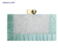 White Acrylic Purse Box Coach Bags Clutch Luxury Handbags Birkin Bag Hand Bags