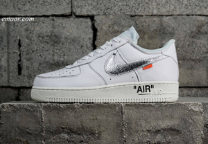 Nike Air Force 1 Low Off White Shoes Travis Scott Women's White Skateboarding Track Shoes Nike 