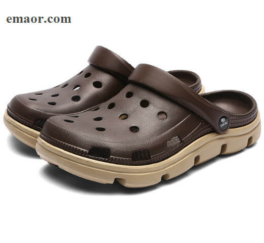 Men Water Shoes Summer Sandals Outdoor Mules Clogs Breathable Barefoot Hollow Out Garden Walking Slippers