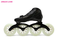  Carbon Fibre Inline Speed Skate Shoes Roller Skating shoes
