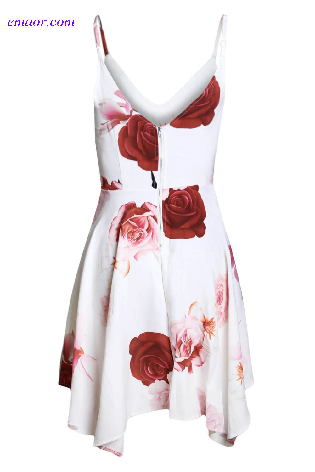  Dress Navy Floral Print Asymmetric Hem Sway Dress Hot Boho Dress Pinafore Dress