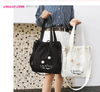  Drawstring Art Canvas Totes Travel Bags Female Shoulder Portable Shopping Bags