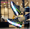 Cheap Sneakers Children Wheel Shoes Boy & Girls LED Lamp Skating Shoes Kids