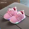 LED Kid's Baby Boy's Girl's Luminous Sneakers Bright Light Up Shoes Sports Running LED Shoes 