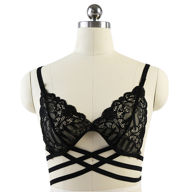 Lace Sexy Lingerie Womens See Thourgh Underwears Temptation Bras And ...