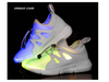 New Fiber Optic Shoes for Children, Glowing Sneakers Kids Led Shoes USB chargeable light up Shoes