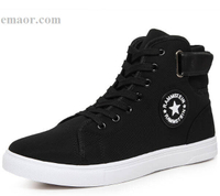 Men's Vulcanize Shoes 2019 News Men Spring Autumn Top Fashion Sneakers Lace-up High Style Solid Colors Man Casual Shoes