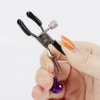 Breast Clit Sensual Bondage Nipple Clips Sexy Bell Breast Bra Delights SM Screw Breast Nipple Clamps Vice Nipple Clamps Fetish Nipples Teasers Chain