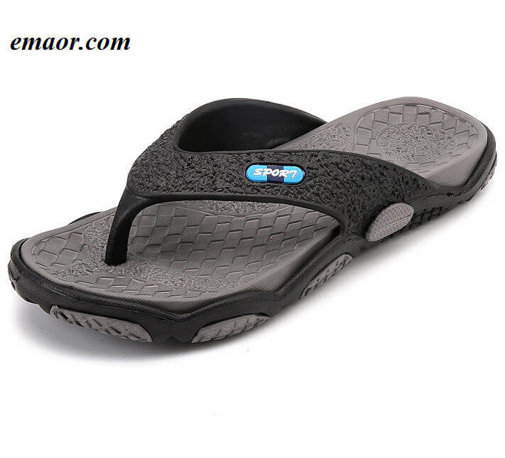 Men's Flip Flops Fashion Summer Outdoor Soft Comfortable Casual Beach Slippers for Mens