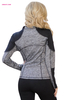 Charcoal Athletic Yoga Running Sport Jacket Athletic Outwear Yoga 