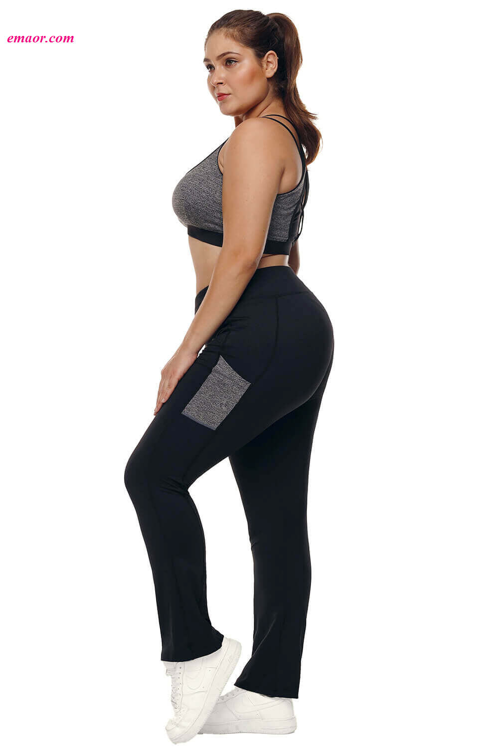 Hot High Waist Tummy Control Workout Bootleg Yoga Pants Yoga Pants Girls on Sale 