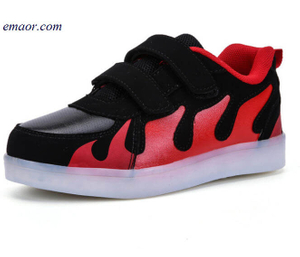 LED Kids Shoes Light Up Led Luminous Shoes Boys Girls Sport Shoes Casual Led Shoes 