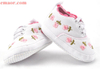 Baby Girl Shoes Japan Girl White Lace Floral Embroidered Soft Shoes Prewalker Best Anti-slip Walking Toddler Kids Shoes