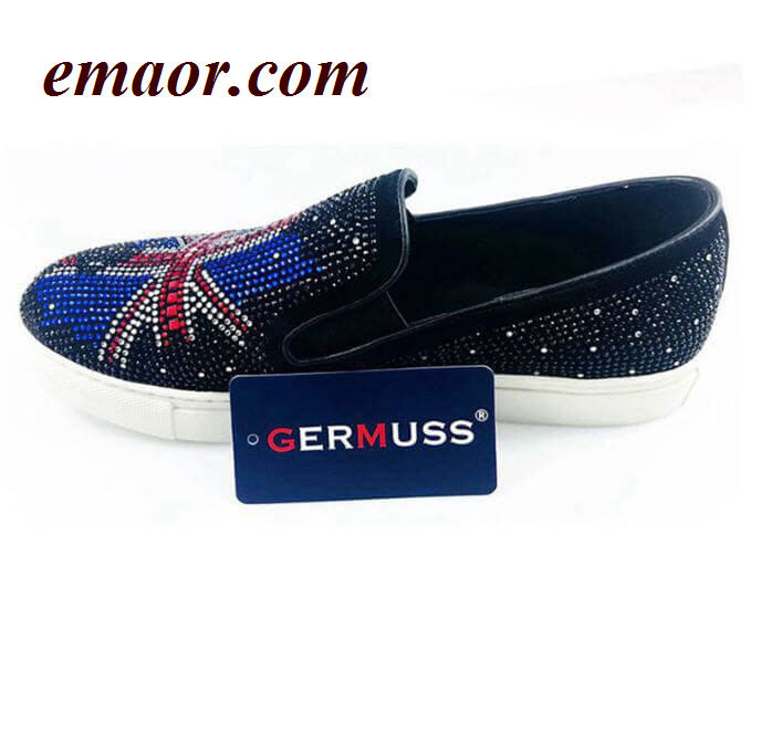  Men'S Brand Designer Rivet Us Flag Shoes Causal Flats Moccasins Betsy Ross Flagale High Top Rock Hip Hop Mixed Color Shoes For Man Brooks Flag Shoes