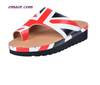 Flag Brand Shoes Fashion Shoes Summer Slippers For Women's Flagg Bros Shoes American Flag Thick Bottomed Toe Sandal And Slippers Clip Flag Shoes Ladies 