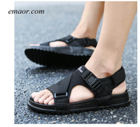 Sandals Men's Shoes Black Wedge Sandals Summer Beach Gladiator Fashion Outdoor Sandals Sanuk Strappy Sandals