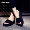 Woman Slippers Summer Platform Bath Wedge Beach High Heels For Women Brand Black EVA Ladies Flip Flops