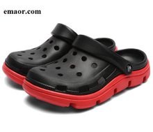 Men Water Shoes Summer Sandals Outdoor Mules Clogs Breathable Barefoot Hollow Out Garden Walking Slippers